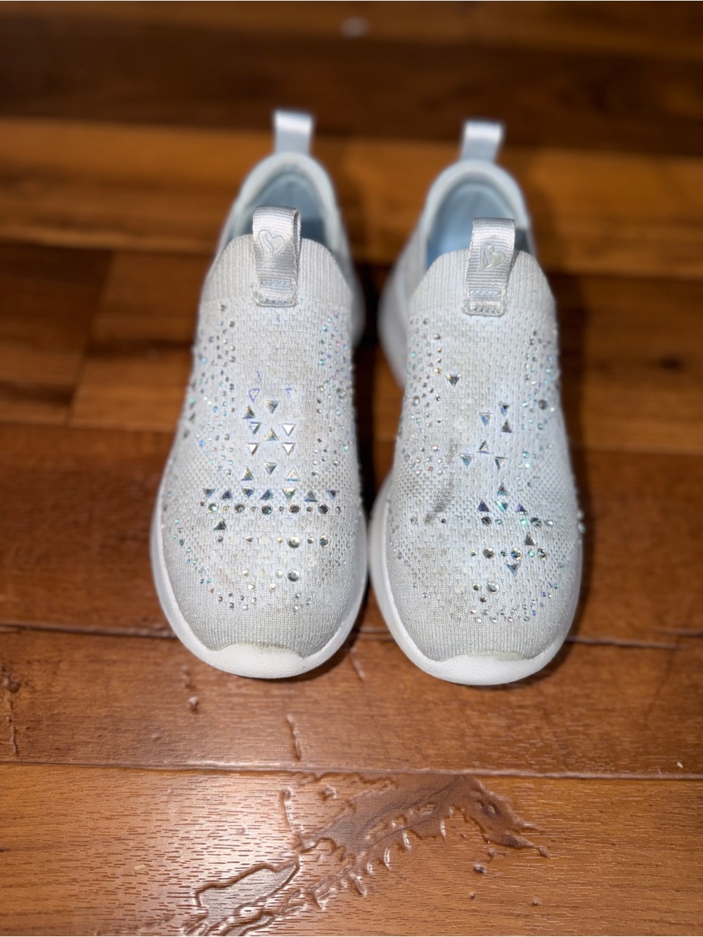 Kids Slip-On Sparkle Sketchers Sneakers- Size 2